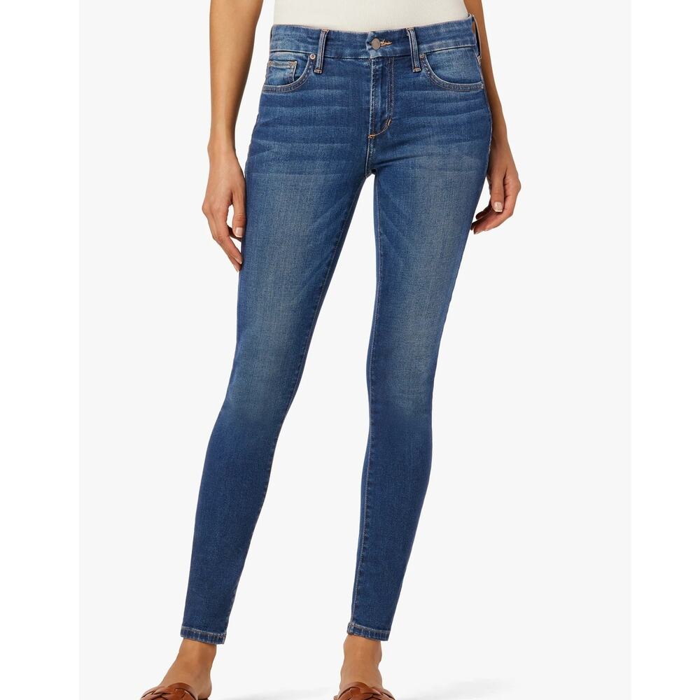 Joie Mid Rise Skinny Jeans Size 26 Blue Denim Casual Staple Everyday Slimming